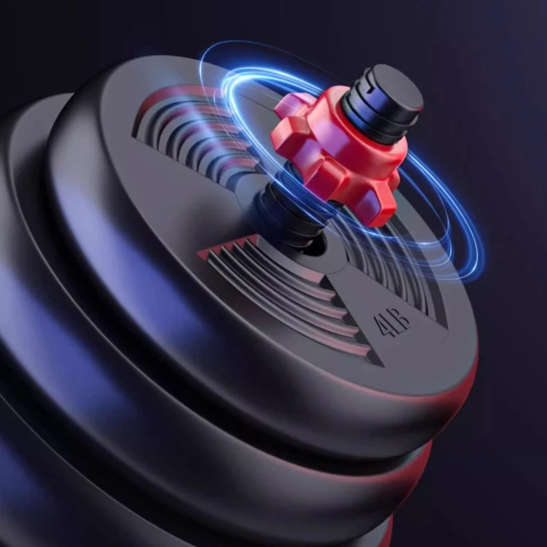 5–44 lbs Adjustable Dumbbell & Barbell Set – Home Gym Strength Training