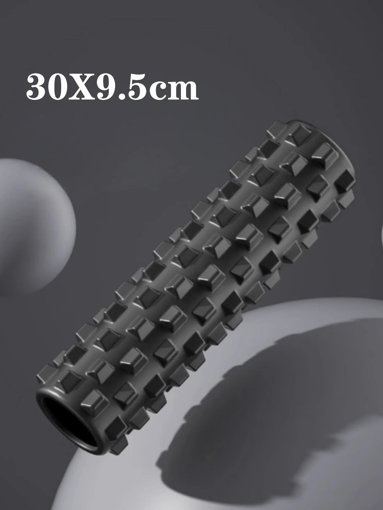 Crescent Solid Foam Axis 45°13 cm Yoga Roller – Fitness & Muscle Relief