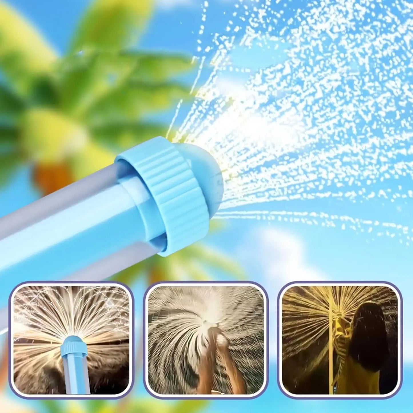 Fireworks-Themed Water Blaster Set for Pool Parties and Outdoor Summer Water Activities