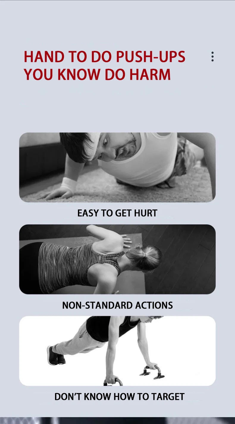 Multifunctional Push-Up Board Set | Foldable Fitness Equipment For Chest Abdomen Arms/Back Training