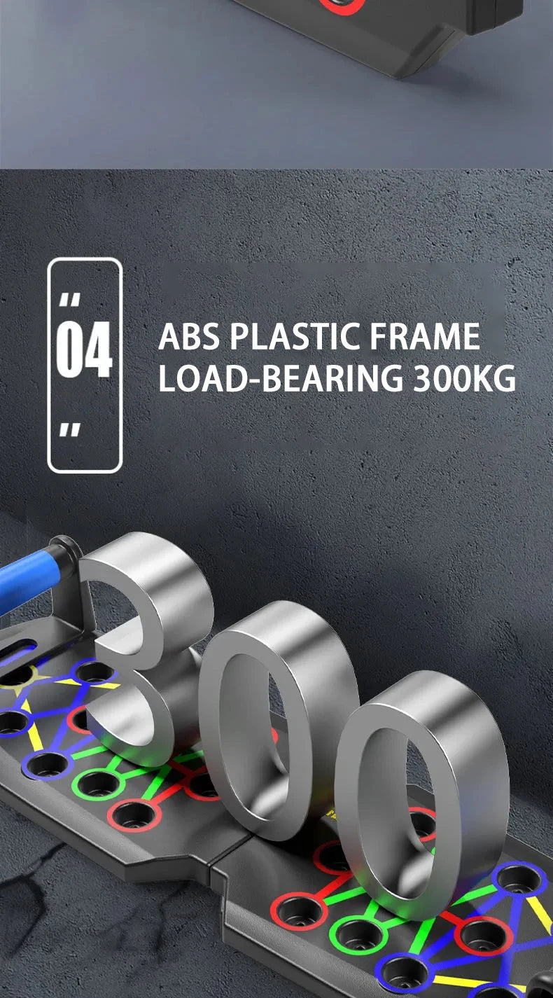 Multifunctional Push-Up Board Set | Foldable Fitness Equipment For Chest Abdomen Arms/Back Training