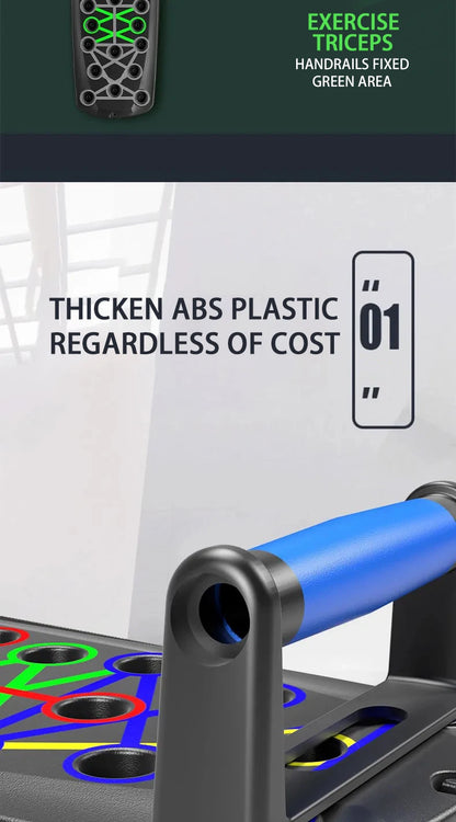 Multifunctional Push-Up Board Set | Foldable Fitness Equipment For Chest Abdomen Arms/Back Training