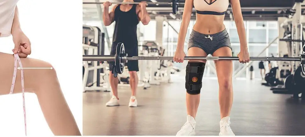 Compression Knee Brace Support Sleeve for Pain Relief & Sports