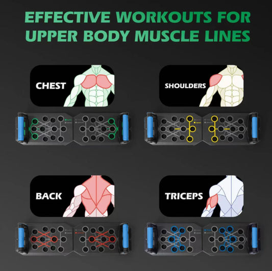 Push-up Board Set Portable Multifunctional Push-up Bar Foldable Fitness Equipment For Chest Abdomen Arms/Back Training