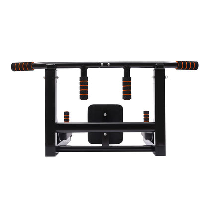 Wall Mounted Pull-Up Bar & Dip Station for Home Gym Training | Multifunctional Dip Station