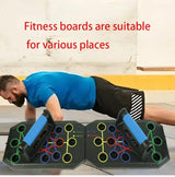 Push-up Board Set Portable Multifunctional Push-up Bar Foldable Fitness Equipment For Chest Abdomen Arms/Back Training