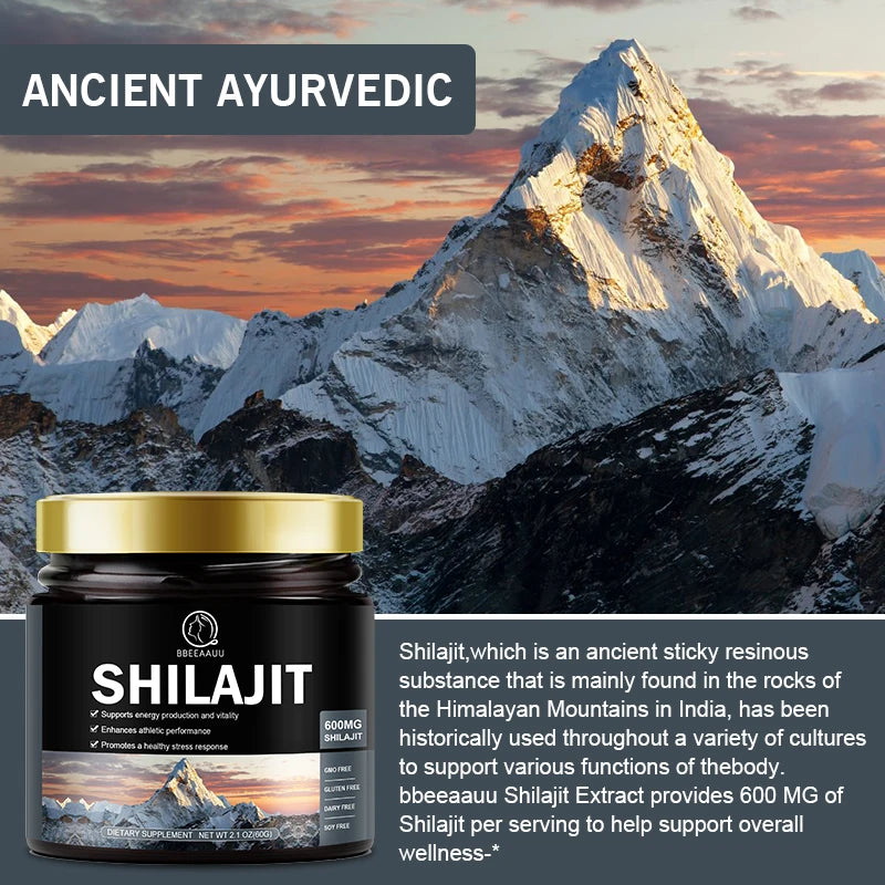 BBEEAAUU 100% Original Shilajit | Pure Shilajit Resin – Immune, Metabolism & Energy Support