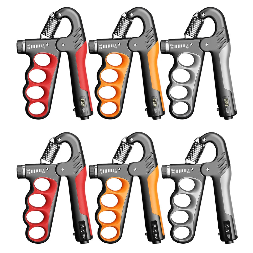 Adjustable Grip Strength Trainer (5–100kg) for Hand & Wrist Fitness
