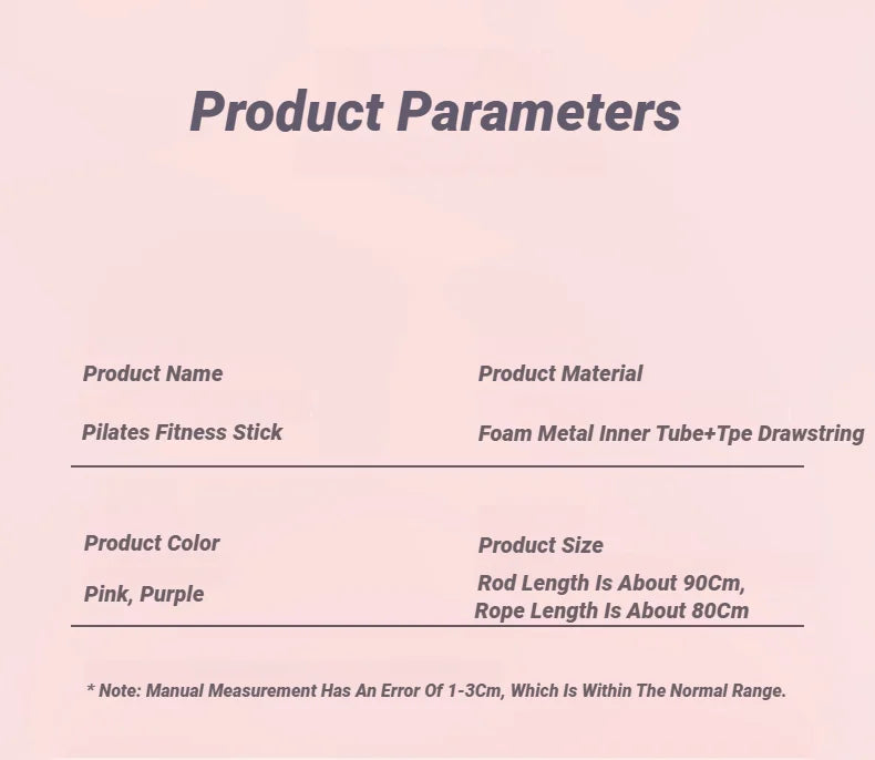 Portable Yoga & Pilates Bar with Resistance Bands for Full Body Workout | Home Gym Equipment