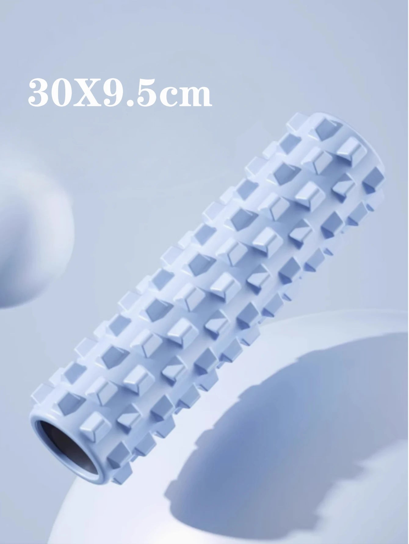 Crescent Solid Foam Axis 45°13 cm Yoga Roller – Fitness & Muscle Relief