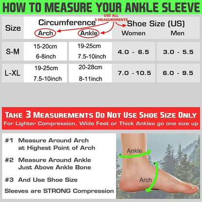 Compression Ankle Support Socks for Pain Relief & Athletic Performance