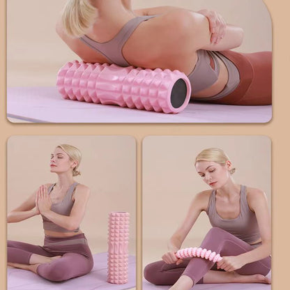 Crescent Solid Foam Axis 45°13 cm Yoga Roller – Fitness & Muscle Relief