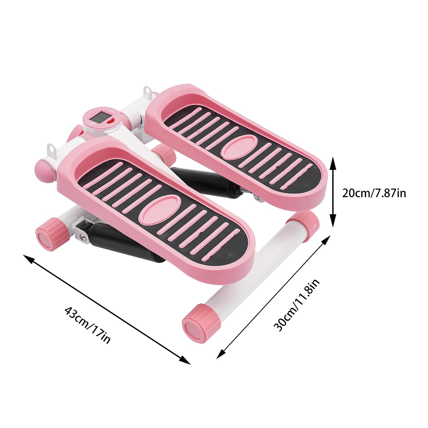 Portable Mini Stepper Machine Blue/Pink for Home & Office Workout