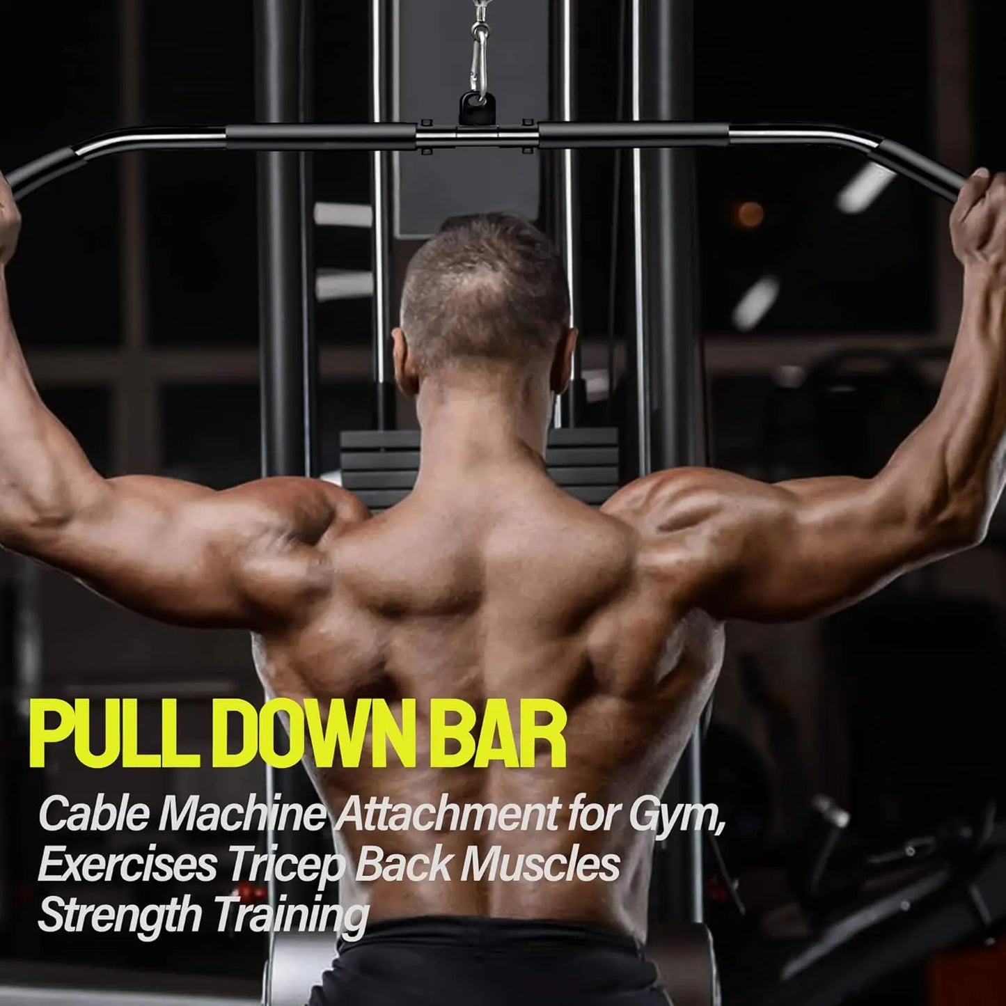 Home Gym LAT & Lift Pulley System – Cable Workout Attachments Best For Athlete