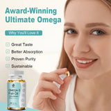 Triple Strength Omega-3 Fish Oil (3600mg) – EPA & DHA for Heart, Brain & Immune Health