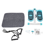 Portable Mini Stepper Machine – Home & Office Cardio Workout with Resistance Bands