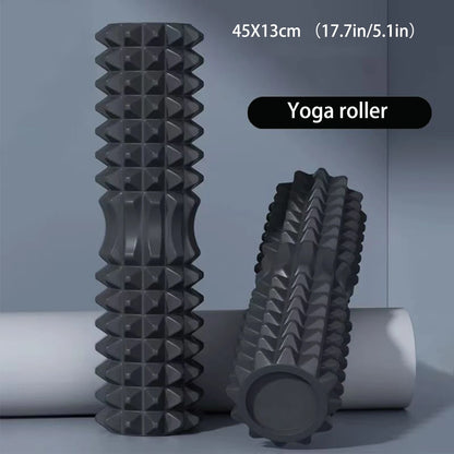 Crescent Solid Foam Axis 45°13 cm Yoga Roller – Fitness & Muscle Relief