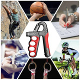 Adjustable Grip Strength Trainer (5–100kg) – Hand & Wrist Fitness for Men & Women