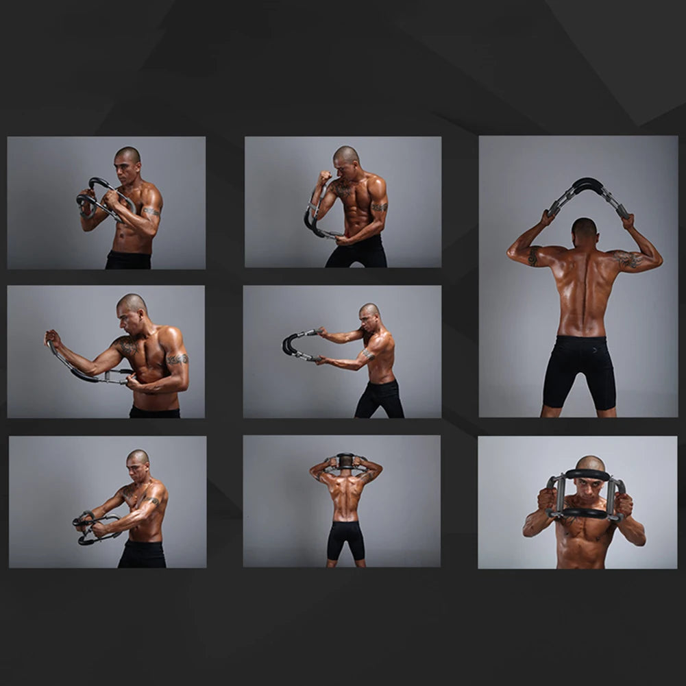 Adjustable Arm Twister & Resistance Spring Bar – Portable Fitness Exerciser, Home Gym Equipment