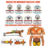 Push Up Board — 30 Positions, 8 Muscle Groups, No Gym Needed | HRSFitness