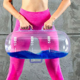 Adjustable Inflatable Water Dumbbell & Power Bag for Fitness Training