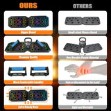 Push-up Board Set Portable Multifunctional Push-up Bar Foldable Fitness Equipment For Chest Abdomen Arms/Back Training