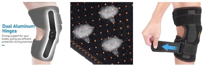 Compression Knee Brace Support Sleeve for Pain Relief & Sports