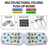 Multifunctional Push-Up Board Set – Foldable Home Gym for Chest, Arms & Core Training