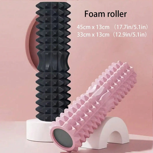 Crescent Solid Foam Axis 45°13 cm Yoga Roller – Fitness & Muscle Relief