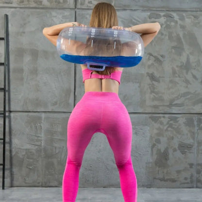 Adjustable Inflatable Water Dumbbell & Power Bag for Fitness Training