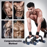 Portable Muscle Training Fitness Equipment | Anti Skid Foam Push Up Handle For Home Workout