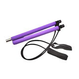 Portable Yoga & Pilates Bar with Resistance Bands – Full Body Toning & Stretching