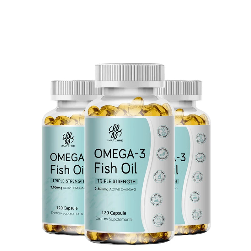 3600 mg Triple Strength Omega-3 Fish Oil Supplement (EPA & DHA)