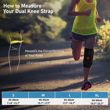 Compression Knee Brace Support Sleeve for Pain Relief & Sports