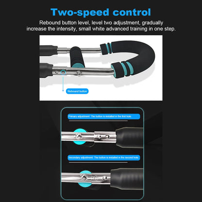 Adjustable Arm Twister & Resistance Spring Bar – Portable Fitness Exerciser, Home Gym Equipment