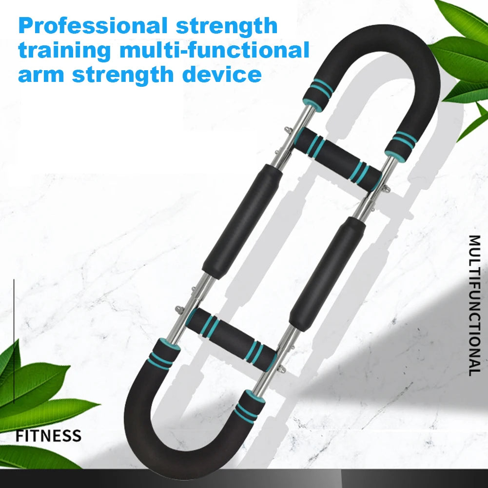 Adjustable Arm Twister & Resistance Spring Bar – Portable Fitness Exerciser, Home Gym Equipment