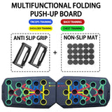Multifunctional Push-Up Board Set – Foldable Home Gym for Chest, Arms & Core Training