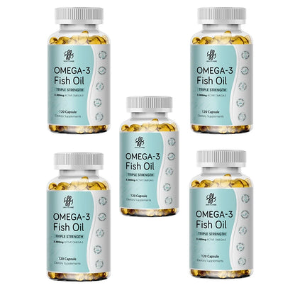 3600 mg Triple Strength Omega-3 Fish Oil Supplement (EPA & DHA)
