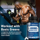 Men's L-Arginine Supplement – Muscle Growth, Endurance & Pre-Workout Energy Booster