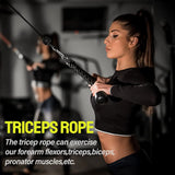 Home Gym LAT & Lift Pulley System – Cable Workout Attachments Best For Athlete