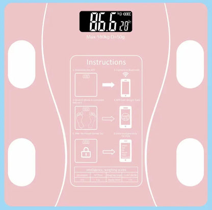 Smart Body Fat & Weight Scale with App – Bluetooth Body Composition Analyzer