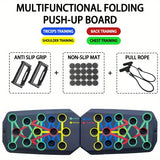 Multifunctional Push-Up Board Set – Foldable Home Gym for Chest, Arms & Core Training