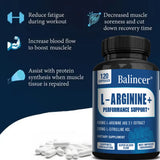 Men's L-Arginine Supplement – Muscle Growth, Endurance & Pre-Workout Energy Booster