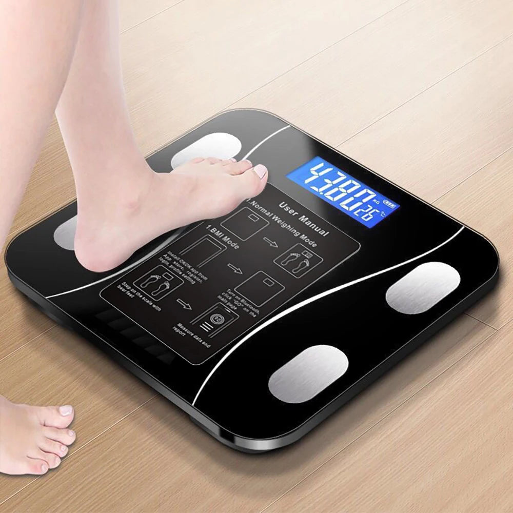 Smart Body Fat & Weight Scale with App – Bluetooth Body Composition Analyzer
