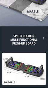 Push Up Board — 30 Positions, 8 Muscle Groups, No Gym Needed | HRSFitness