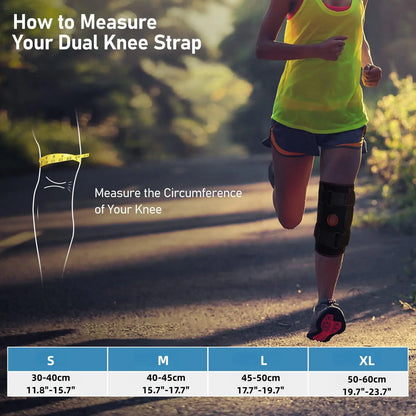 Compression Knee Brace Support Sleeve for Pain Relief & Sports