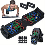 Push Up Board — 30 Positions, 8 Muscle Groups, No Gym Needed | HRSFitness